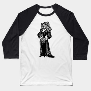 Skeleton Bride Baseball T-Shirt